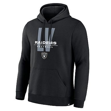 Men's Fanatics Black Las Vegas Raiders Right Tackle Legacy Pullover Hoodie