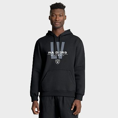 Men's Fanatics Black Las Vegas Raiders Right Tackle Legacy Pullover Hoodie