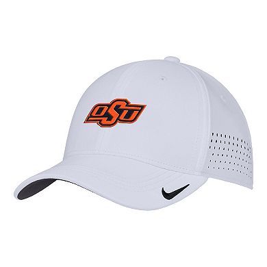 Men's Nike White Oklahoma State Cowboys 2025 On-Field Performance Flex Hat