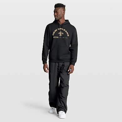 Men's Fanatics Black New Orleans Saints Delay of Game Legacy Pullover Hoodie
