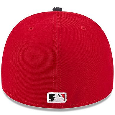 Men's New Era Red/Black Cincinnati Reds 2025 MLB Speedway Classic A-Frame 59FIFTY Fitted Hat