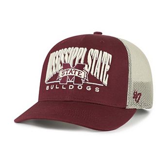 Men's '47 Maroon Mississippi State Bulldogs Arid Adjustable Trucker Hat