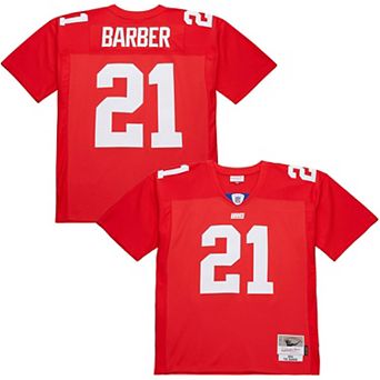 Men's Mitchell & Ness Tiki Barber Red New York Giants 2004 Legacy Replica Jersey