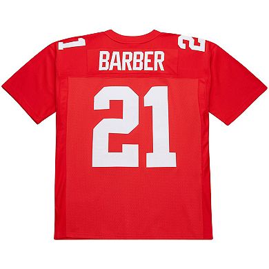 Men's Mitchell & Ness Tiki Barber Red New York Giants 2004 Legacy Replica Jersey
