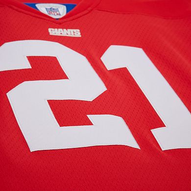 Men's Mitchell & Ness Tiki Barber Red New York Giants 2004 Legacy Replica Jersey
