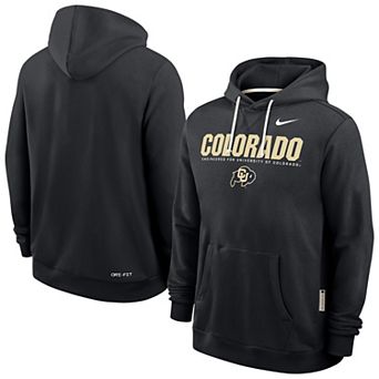 Men's Nike Black Colorado Buffaloes 2025 Sideline Performance Pullover Hoodie