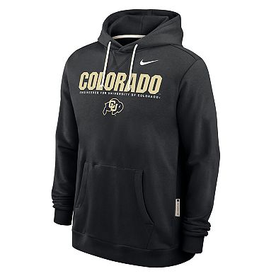 Men's Nike Black Colorado Buffaloes 2025 Sideline Standard Issue Dri-FIT Hoodie