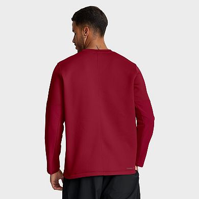 Men's Nike Crimson Alabama Crimson Tide 2025 Sideline Coach Performance Long Sleeve T-Shirt