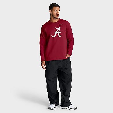 Men's Nike Crimson Alabama Crimson Tide 2025 Sideline Coach Performance Long Sleeve T-Shirt