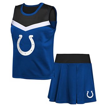 Girls Youth Royal Indianapolis Colts Spirit Two-Piece Cheerleader Set