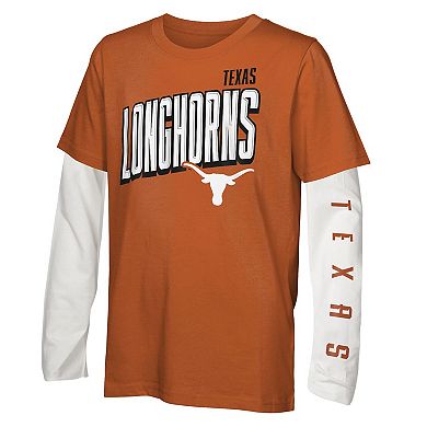 Youth Outerstuff Texas Longhorns In The Mix T-Shirt Combo Set