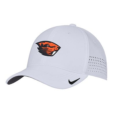 Men's Nike White Oregon State Beavers 2025 On-Field Performance Flex Hat
