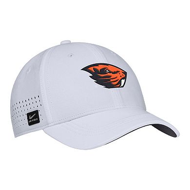 Men's Nike White Oregon State Beavers 2025 On-Field Performance Flex Hat
