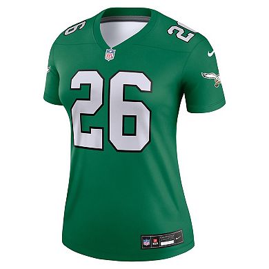 Women's Nike Saquon Barkley Kelly Green Philadelphia Eagles Legend Player Performance Top