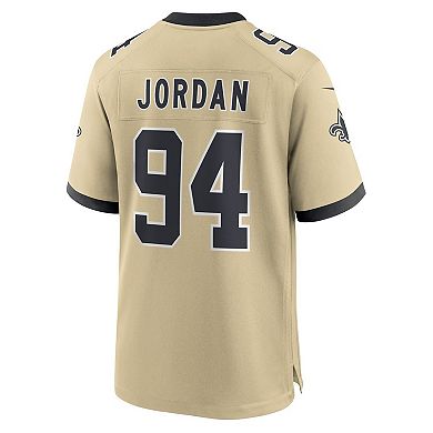 Men's Nike Cameron Jordan Gold New Orleans Saints Gameday Golds Alternate Game Player Jersey