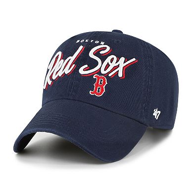 Women's '47 Navy Boston Red Sox Ariana Clean Up Adjustable Hat