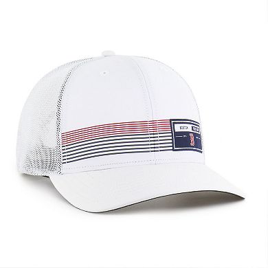 Men's '47 White Boston Red Sox Rangefinder brrr Trucker Adjustable Hat