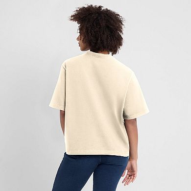 Women's Nike Tan Georgia Bulldogs Established Tag Boxy T-Shirt