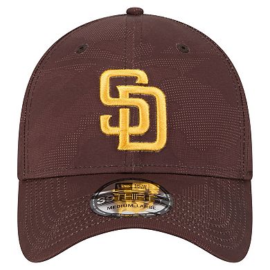 Men's New Era Brown San Diego Padres Tonal Camo 39THIRTY Flex Hat