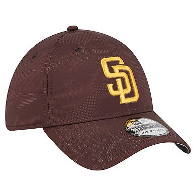 Men's New Era Brown San Diego Padres Tonal Camo 39THIRTY Flex Hat