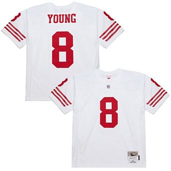 Men's Mitchell & Ness Steve Young White San Francisco 49ers 1994 Legacy Replica Jersey