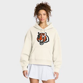 Women's Fanatics Cream Cincinnati Bengals Dove Legacy Pullover Hoodie