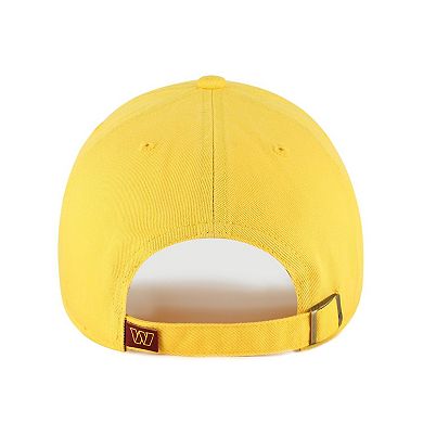 Men's '47 Gold Washington Commanders Cleanup Adjustable Hat