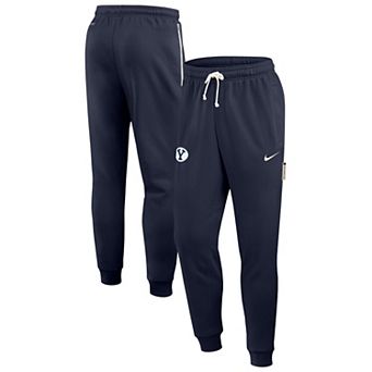 Men's Nike Navy BYU Cougars 2025 Sideline Performance Taper Pants