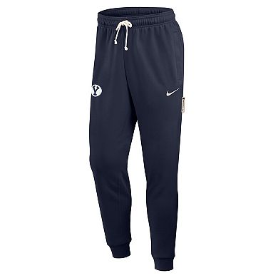 Men's Nike Navy BYU Cougars 2025 Sideline Standard Issue Dri-FIT Taper Sweatpants