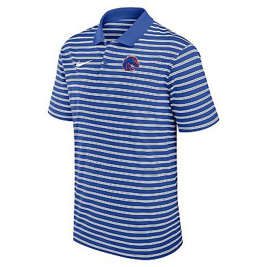 Men's Nike Royal Boise State Broncos Victory Stripe Performance Polo