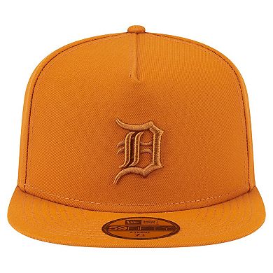 Men's New Era Orange Detroit Tigers Color Pack A-Frame 59FIFTY Fitted Hat