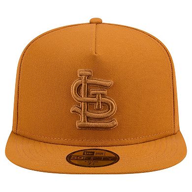 Men's New Era Orange St. Louis Cardinals Color Pack A-Frame 59FIFTY Fitted Hat