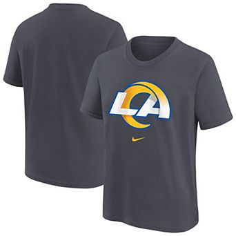 Youth Nike Anthracite Los Angeles Rams Primary Logo Legend T-Shirt