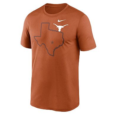 Men's Nike Texas Orange Texas Longhorns Campus Shadow Legend Performance T-Shirt