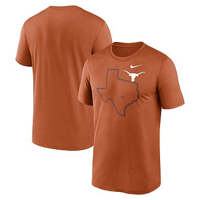 Men's Nike Texas Orange Texas Longhorns Campus Shadow Legend Performance T-Shirt