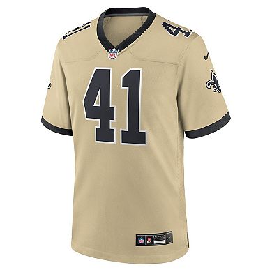 Men's Nike Alvin Kamara Gold New Orleans Saints Gameday Golds Alternate Game Player Jersey