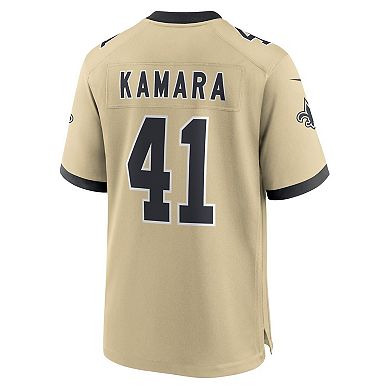 Men's Nike Alvin Kamara Gold New Orleans Saints Gameday Golds Alternate Game Player Jersey