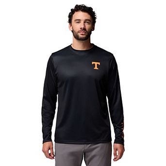 Men's Columbia Black Tennessee Volunteers PHG Terminal Shot 3-Hit Long Sleeve T-Shirt