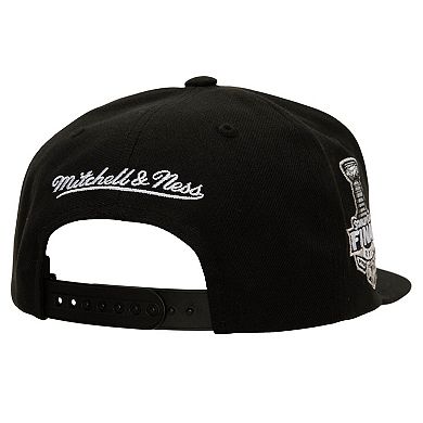 Men's Mitchell & Ness Black Washington Capitals Core Top Spot Snapback Hat
