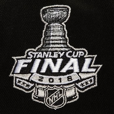 Men's Mitchell & Ness Black Washington Capitals Core Top Spot Snapback Hat