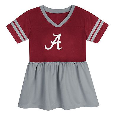Toddler Outerstuff Red/Gray Alabama Crimson Tide Stadium Lights Fashion Jersey Dress