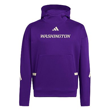 Men's adidas Purple Washington Huskies Z.N.E. Pullover Hoodie