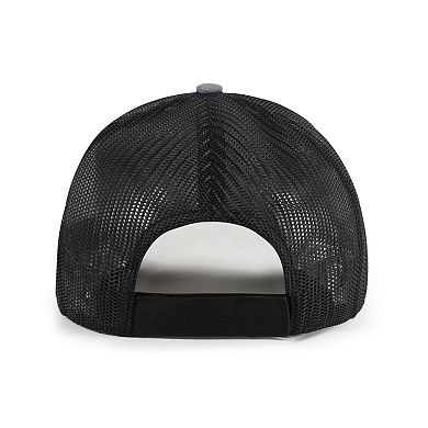 Men's '47 Heather Charcoal New York Giants Carbon Rope Trucker Adjustable Hat