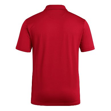Men's adidas Red NC State Wolfpack Ultimate 365 Ottoman Polo Shirt