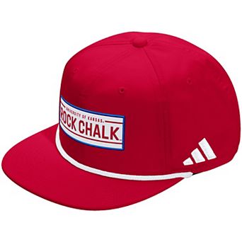 Unisex adidas Red Kansas Jayhawks Locker Room Rope Adjustable Hat