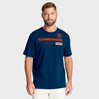 Men's Fanatics Navy Chicago Bears Chop Block Legacy T-Shirt
