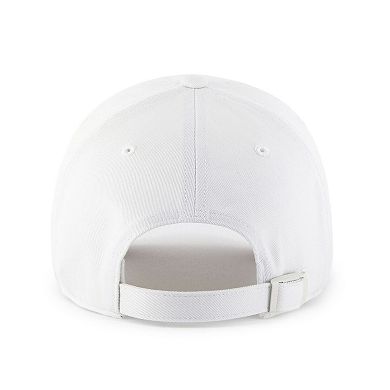 Men's '47 White Boston Red Sox Foundational Pinch Offside Adjustable Hat