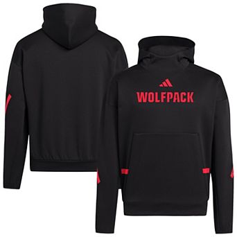 Men's adidas Black NC State Wolfpack Z.N.E. Pullover Hoodie