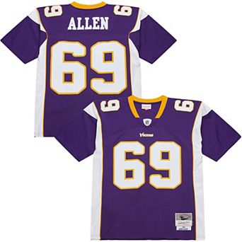 Men's Mitchell & Ness Jared Allen Purple Minnesota Vikings 2011 Legacy Replica Jersey