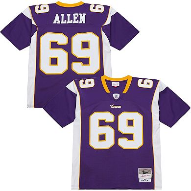 Men's Mitchell & Ness Jared Allen Purple Minnesota Vikings 2011 Legacy Replica Jersey